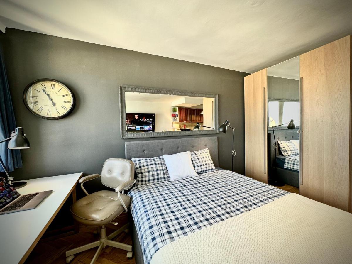 Super Apartament White Warszawa 2X Metro Scisle Centrum Wifi 300 Mbs New المظهر الخارجي الصورة