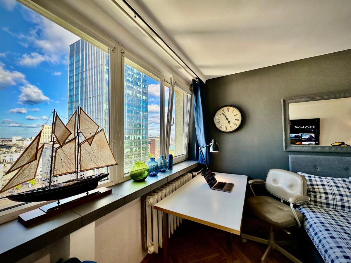 Super Apartament White Warszawa 2X Metro Scisle Centrum Wifi 300 Mbs New المظهر الخارجي الصورة