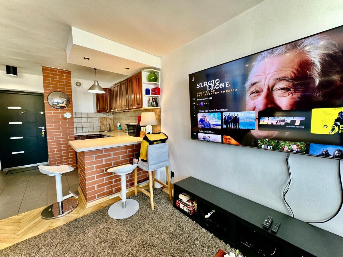 Super Apartament White Warszawa 2X Metro Scisle Centrum Wifi 300 Mbs New المظهر الخارجي الصورة
