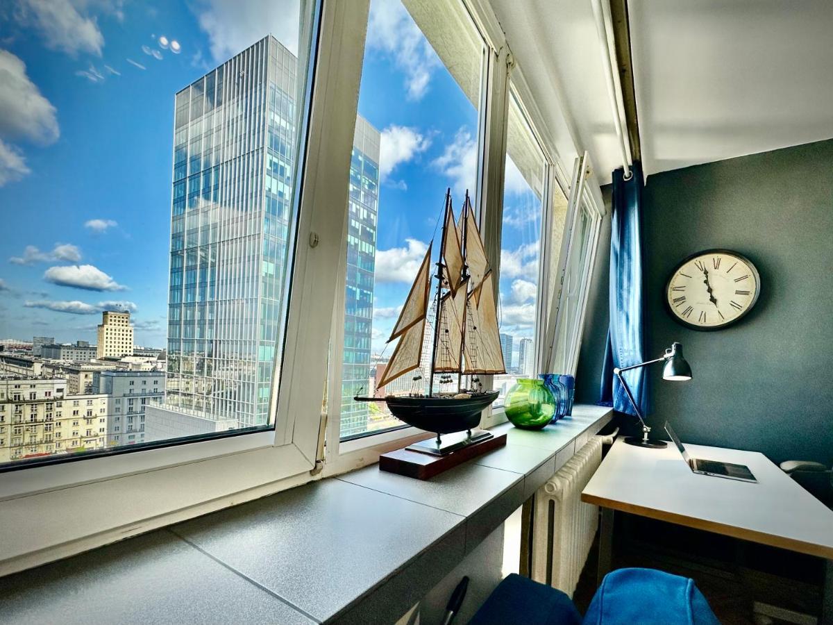 Super Apartament White Warszawa 2X Metro Scisle Centrum Wifi 300 Mbs New المظهر الخارجي الصورة