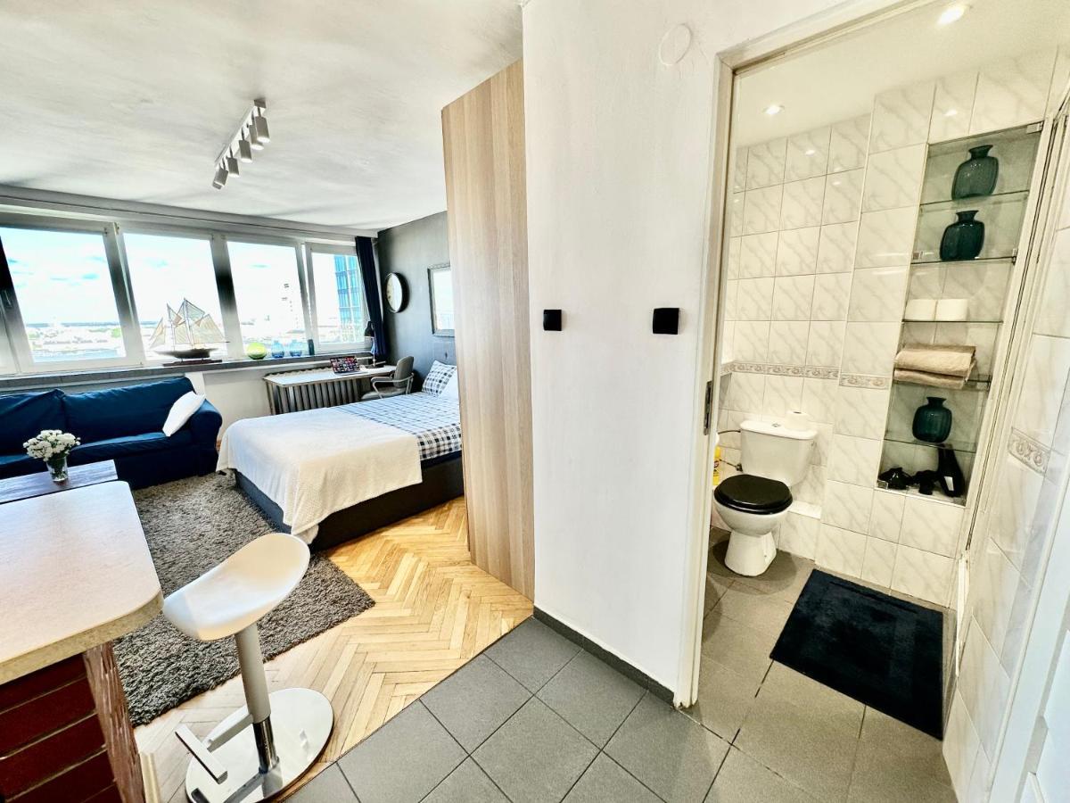 Super Apartament White Warszawa 2X Metro Scisle Centrum Wifi 300 Mbs New المظهر الخارجي الصورة
