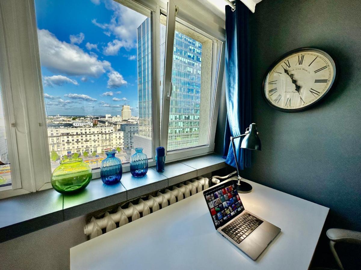 Super Apartament White Warszawa 2X Metro Scisle Centrum Wifi 300 Mbs New المظهر الخارجي الصورة
