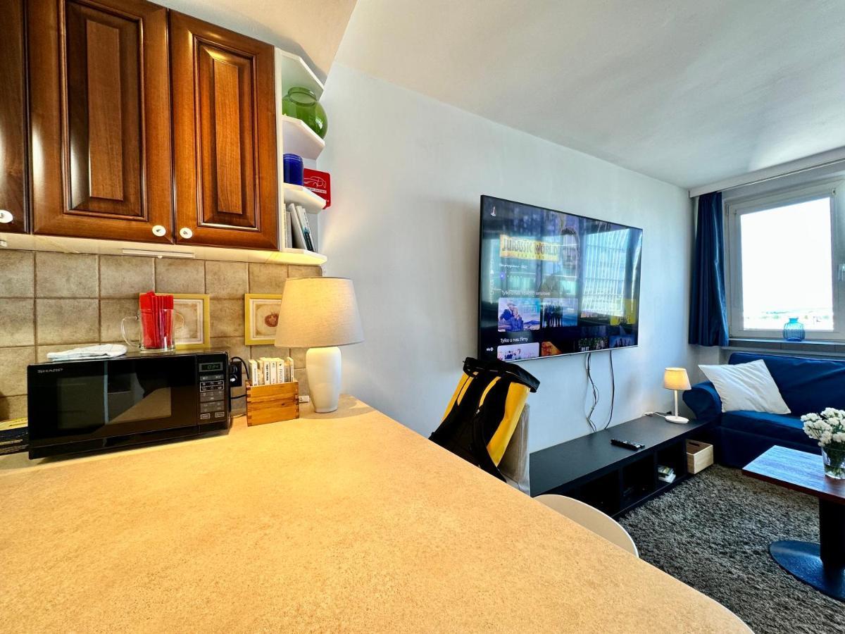 Super Apartament White Warszawa 2X Metro Scisle Centrum Wifi 300 Mbs New المظهر الخارجي الصورة