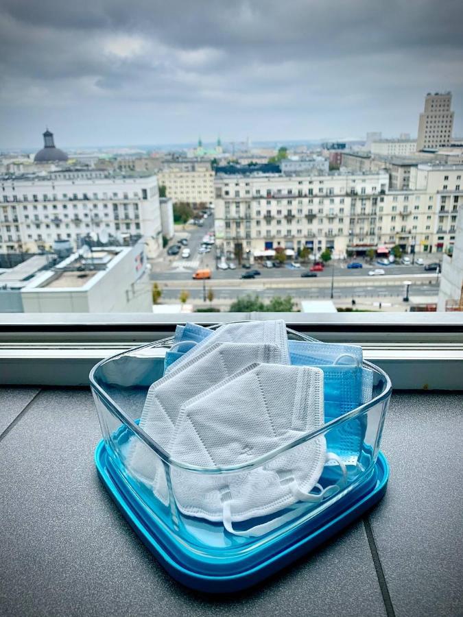 Super Apartament White Warszawa 2X Metro Scisle Centrum Wifi 300 Mbs New المظهر الخارجي الصورة