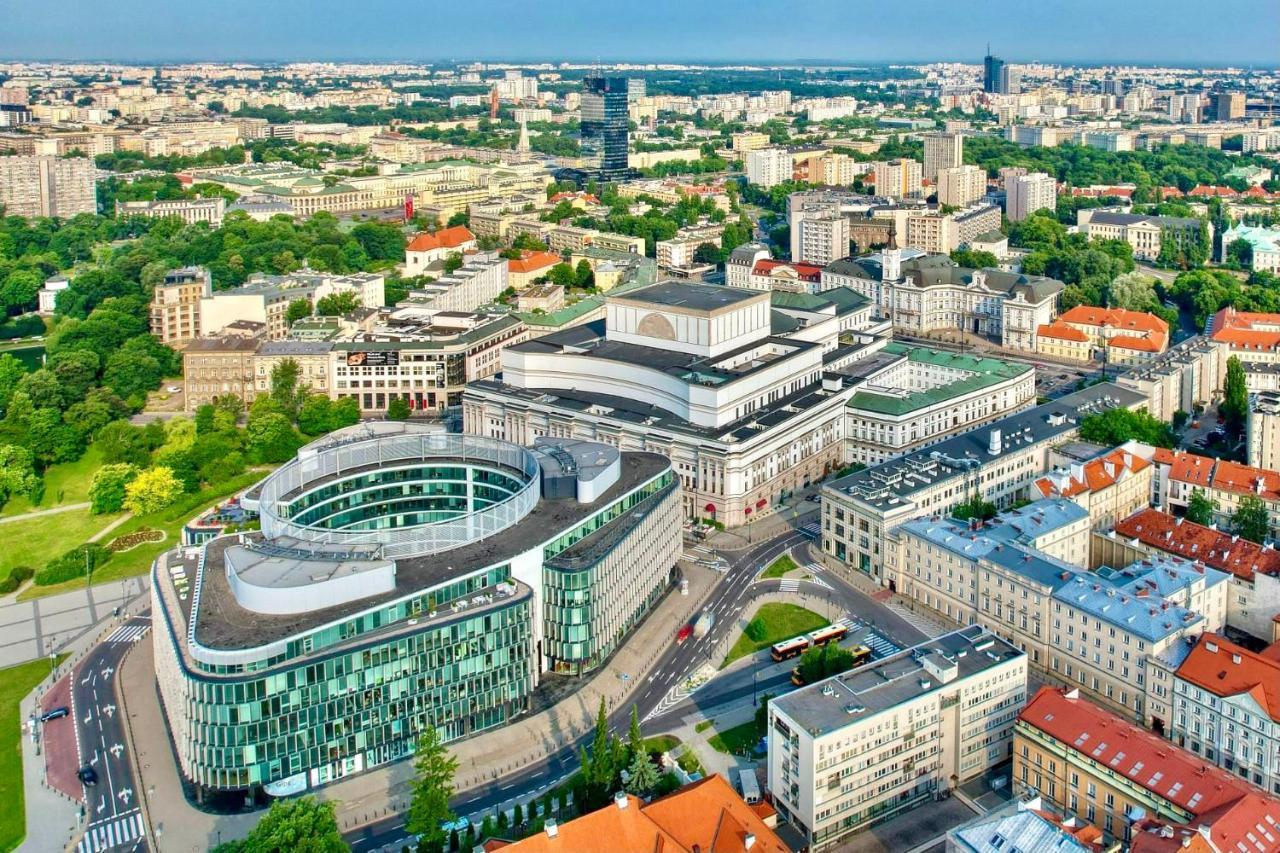 Super Apartament White Warszawa 2X Metro Scisle Centrum Wifi 300 Mbs New المظهر الخارجي الصورة