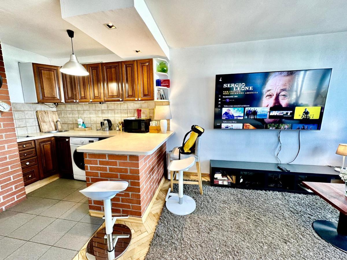 Super Apartament White Warszawa 2X Metro Scisle Centrum Wifi 300 Mbs New المظهر الخارجي الصورة
